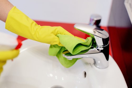 Professional after builders cleaning in Westminster in a renovated room
