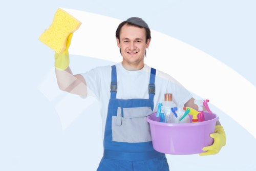 Workplace hygiene and sanitisation in a city office